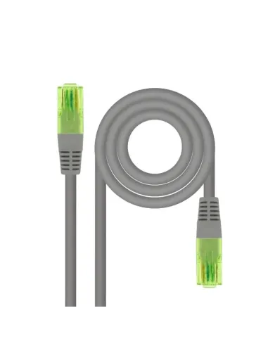 Nanocable Cable de Red Latiguillo RJ45 CAT.6 UTP AWG26 CCA, Gris, 1.5m