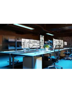 Vogel's Pinza de tubo MOMO C201, Motion (blanco) 2