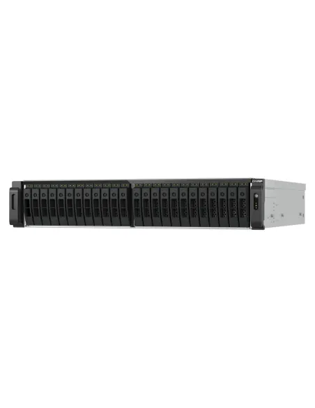 QNAP TS-H3077AFU-R7-64G servidor de almacenamiento NAS Bastidor (2U) AMD Ryzen™ 5 64 GB DDR5 0 TB QuTS hero Negro, Metálico