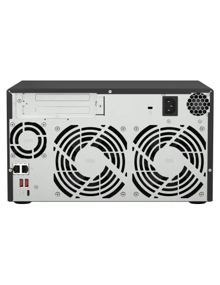 QNAP TS-873A NAS Torre Ryzen Embedded V1500B 8 GB DDR4 30,72 TB SSD QuTS hero Negro