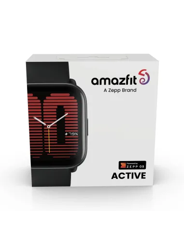 Amazfit Active 4,45 cm (1.75") AMOLED Digital 390 x 450 Pixeles Pantalla táctil Negro GPS (satélite)