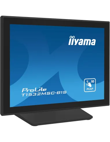 iiyama ProLite T1532MSC-B1S pantalla para PC 38,1 cm (15") 1024 x 768 Pixeles XGA LCD Pantalla táctil Negro