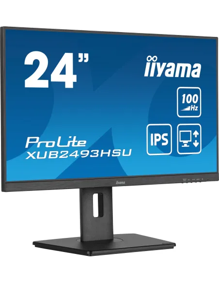 iiyama ProLite XUB2493HSU-B6 pantalla para PC 60,5 cm (23.8") 1920 x 1080 Pixeles Full HD LED Negro
