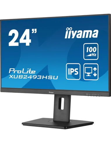 iiyama ProLite XUB2493HSU-B6 pantalla para PC 60,5 cm (23.8") 1920 x 1080 Pixeles Full HD LED Negro