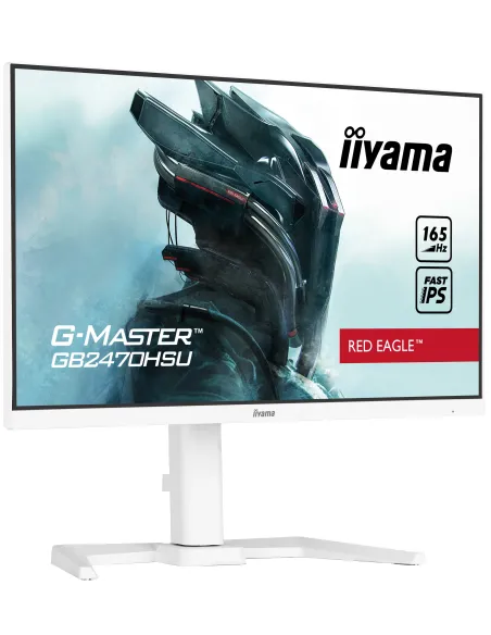 iiyama GB2470HSU-W5 pantalla para PC 58,4 cm (23") 1920 x 1080 Pixeles Full HD LED Blanco