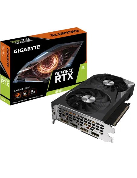 GIGABYTE GAMING GeForce RTX 3060 OC 8G (rev. 2.0) NVIDIA 8 GB GDDR6