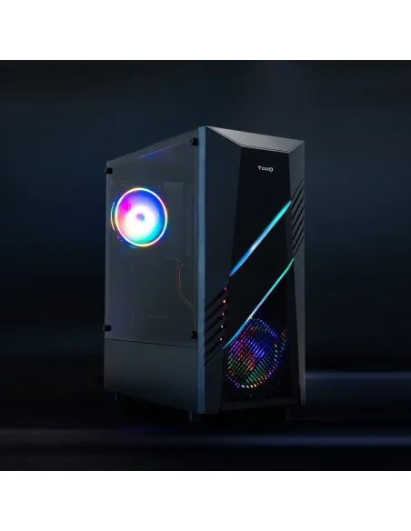 TooQ Caja Semitorre Gaming TQGCC102-B “BIOHAZARD” Negra