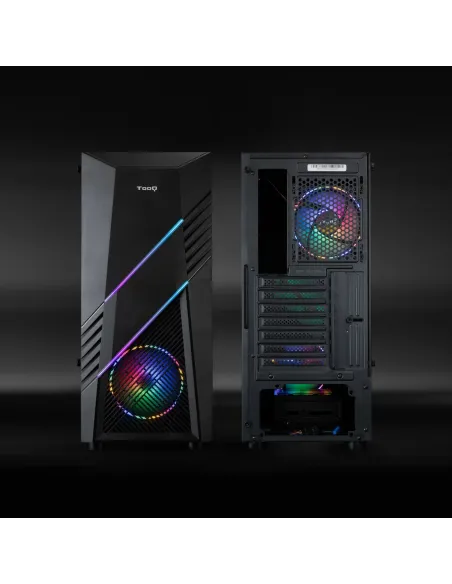 TooQ Caja Semitorre Gaming TQGCC102-B “BIOHAZARD” Negra