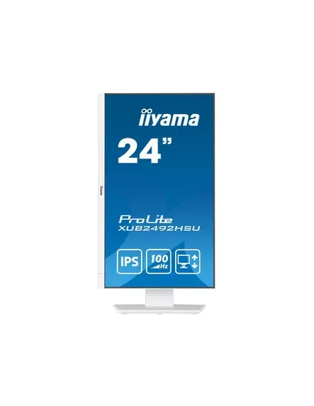 iiyama XUB2492HSU-W6 pantalla para PC 60,5 cm (23.8") 1920 x 1080 Pixeles Full HD LED Blanco iiyama XUB2492HSU-W6 pantalla para PC 60,5 cm (23.8") 1920 x 1080 Pixeles Full HD LED Blanco