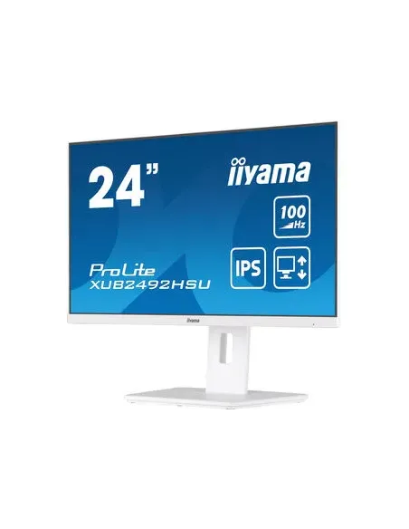 iiyama XUB2492HSU-W6 pantalla para PC 60,5 cm (23.8") 1920 x 1080 Pixeles Full HD LED Blanco iiyama XUB2492HSU-W6 pantalla para PC 60,5 cm (23.8") 1920 x 1080 Pixeles Full HD LED Blanco