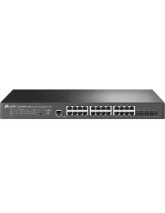 TP-Link JetStream TL-SG3428XPP-M2 switch Gestionado L2+ 2.5G Ethernet (100 1000 2500) Energía sobre Ethernet (PoE) 1U Negro
