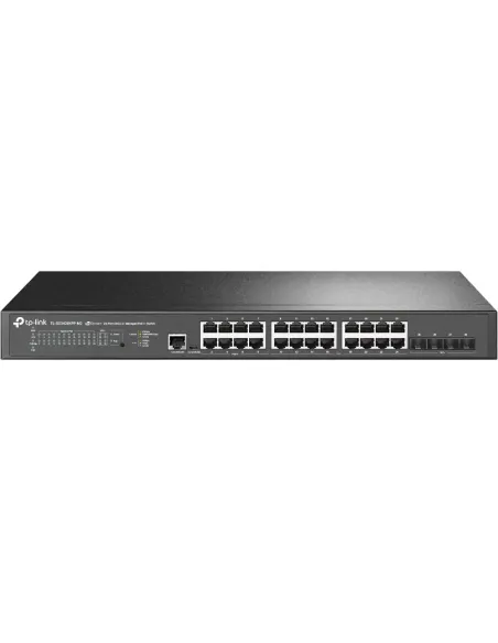 TP-Link JetStream TL-SG3428XPP-M2 switch Gestionado L2+ 2.5G Ethernet (100 1000 2500) Energía sobre Ethernet (PoE) 1U Negro
