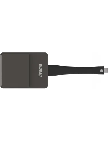 iiyama WP D002C adaptador Smart TV USB 4K Ultra HD Negro, Plata