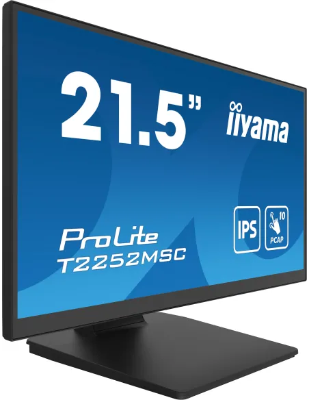 iiyama ProLite T2252MSC-B2 pantalla para PC 54,6 cm (21.5") 1920 x 1080 Pixeles Full HD LCD Pantalla táctil Negro iiyama ProLite T2252MSC-B2 pantalla para PC 54,6 cm (21.5") 1920 x 1080 Pixeles Full HD LCD Pantalla táctil Negro