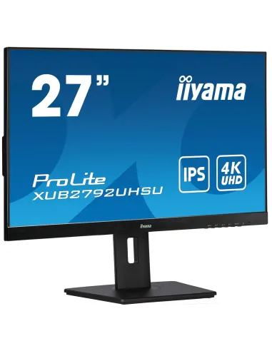 iiyama ProLite XUB2792UHSU-B5 pantalla para PC 68,6 cm (27") 3840 x 2160 Pixeles 4K Ultra HD LED Negro