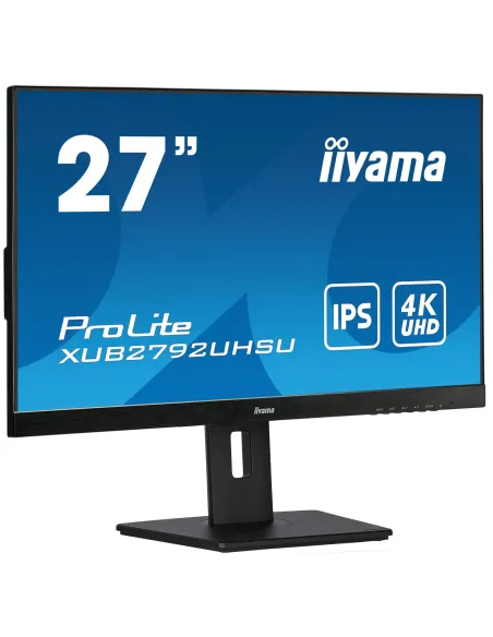 iiyama ProLite XUB2792UHSU-B5 pantalla para PC 68,6 cm (27") 3840 x 2160 Pixeles 4K Ultra HD LED Negro