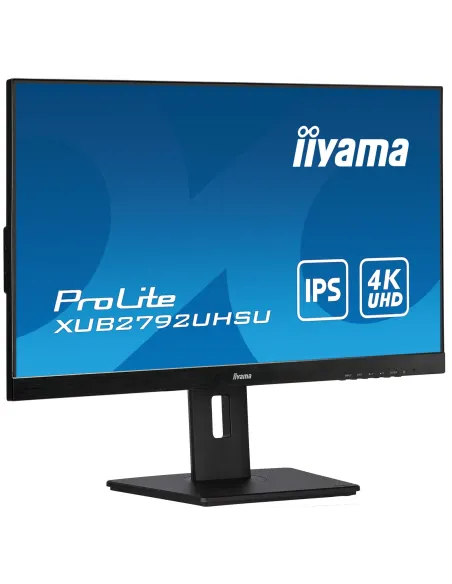 iiyama ProLite XUB2792UHSU-B5 pantalla para PC 68,6 cm (27") 3840 x 2160 Pixeles 4K Ultra HD LED Negro