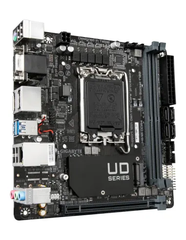 GIGABYTE H610I DDR4 Placa base - Compatible con procesadores Intel Core 14th CPUs, 4+1+1 Hybrid Digital VRM, up to 3200MHz