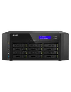 QNAP TS-h1290FX NAS Torre EPYC 7302P 128 GB DDR4 0 TB QuTS hero Negro