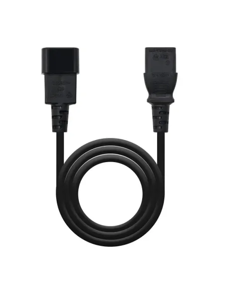Nanocable Cable alimentación CPU, C13/H-C14/M, negro, 3.0m