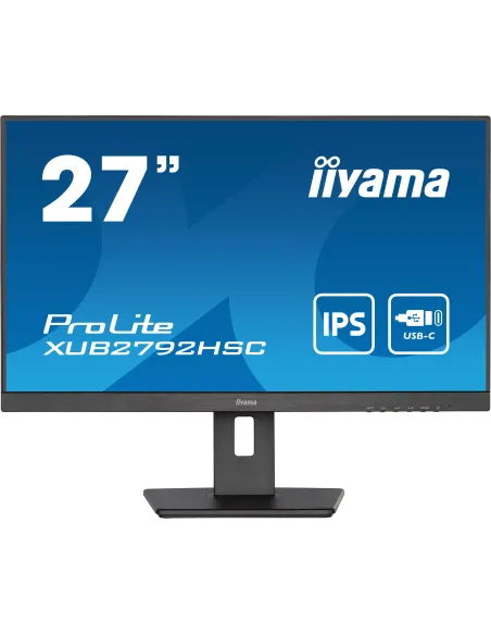iiyama ProLite XUB2792HSC-B5 LED display 68,6 cm (27") 1920 x 1080 Pixeles Full HD Negro