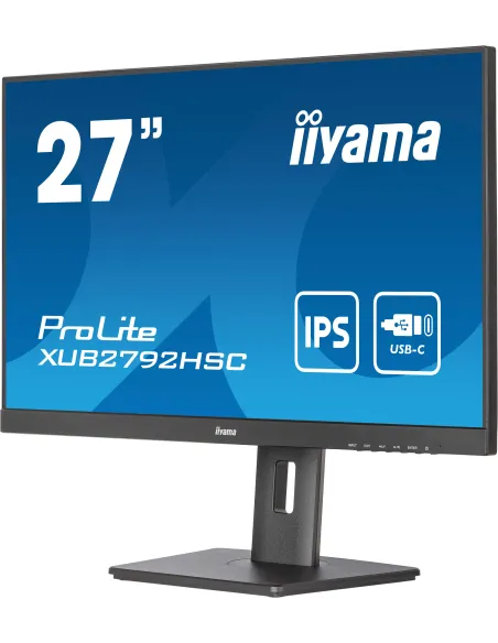 iiyama ProLite XUB2792HSC-B5 LED display 68,6 cm (27") 1920 x 1080 Pixeles Full HD Negro