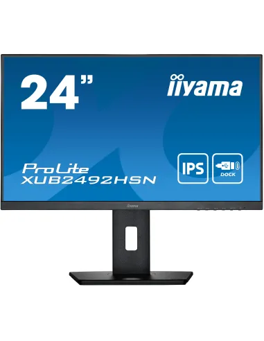 iiyama ProLite XUB2492HSN-B5 LED display 61 cm (24") 1920 x 1080 Pixeles Full HD Negro