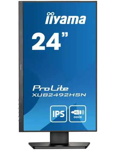 iiyama ProLite XUB2492HSN-B5 LED display 61 cm (24") 1920 x 1080 Pixeles Full HD Negro
