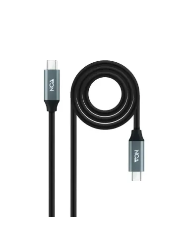 Nanocable Cable USB 3.2 Gen2x2 20Gbps 5A/100W 4K/60Hz USB-C/M-USB-C/M, 2 m