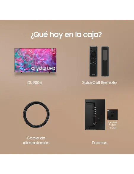 Samsung TV DU9005 Crystal UHD 98” 4K Smart TV 2024