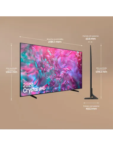 Samsung TV DU9005 Crystal UHD 98” 4K Smart TV 2024