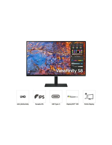 Samsung LS27B800PXU pantalla para PC 68,6 cm (27") 3840 x 2160 Pixeles 4K Ultra HD LCD Negro