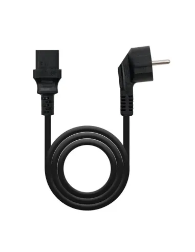 Nanocable Cable Alimentación CPU, CEE7/M-C13/H, Negro, 2 m