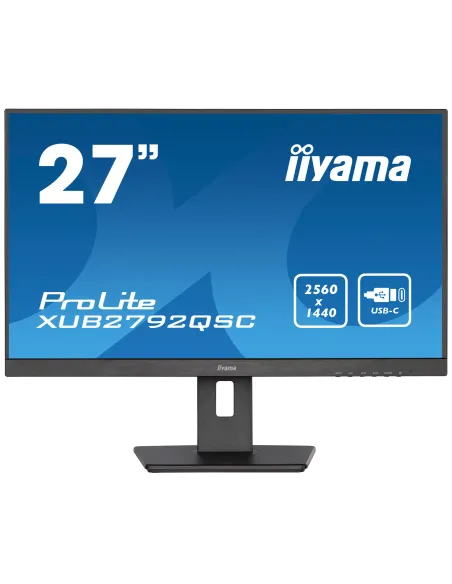 iiyama ProLite XUB2792QSC-B5 pantalla para PC 68,6 cm (27") 2560 x 1440 Pixeles Wide Quad HD LED Negro