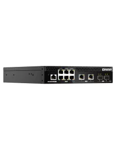 QNAP QSW-M2106R-2S2T switch Gestionado L2 10G Ethernet (100 1000 10000) 1U Negro 2