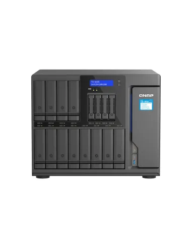 QNAP TS-1655 NAS Torre Intel Atom® C5125 8 GB DDR4 0 TB QNAP Turbo System Negro