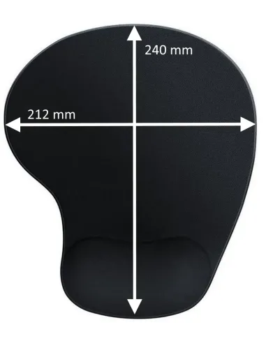 Ewent EW3181 alfombrilla para ratón Negro