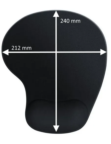 Ewent EW3181 alfombrilla para ratón Negro