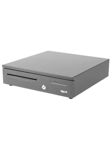 iggual Cajón portamonedas 4+8 negro 42 cm IRON-20