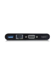Ewent EW9827 base para portátil y replicador de puertos USB 3.2 Gen 1 (3.1 Gen 1) Type-C Negro 2