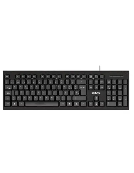 Nilox NXKME0011 teclado Ratón incluido Oficina USB Español Negro