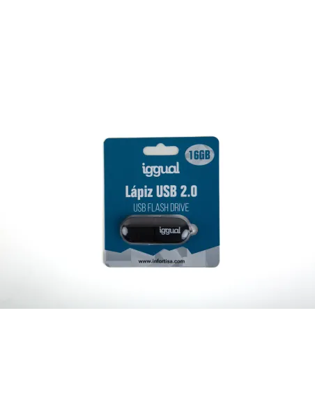 iggual Lápiz USB 2.0 16GB PEN16 negro iggual Lápiz USB 2.0 16GB PEN16 negro