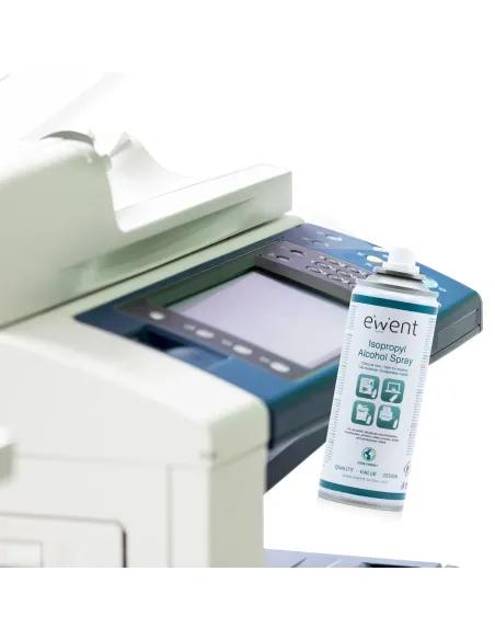 Ewent EW5613 kit de limpieza para computadora Impresora Espray para limpieza de equipos 200 ml