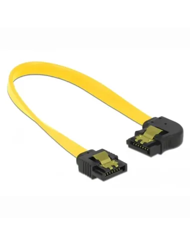 Delock Cable SATA 6 Gb/s recto a ángulo izquierdo