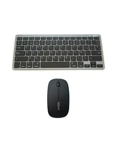 iggual IGG316917+IGG316771 teclado Ratón incluido Bluetooth QWERTY Gris