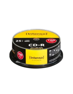 Intenso CD-R 700MB/80min tubo 25 unidades - Comprar Intenso CD-R 700MB/80min tubo 25 unidades