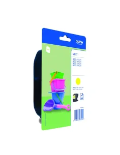 Brother LC221YBP cartucho de tinta 1 pieza(s) Original Amarillo