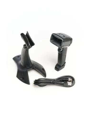 iggual IGG315651 lector de código de barras Lector de códigos de barras portátil 1D 2D Negro