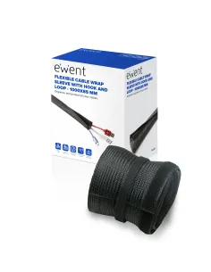 Ewent EW1557 organizador de cables Universal Pasacables Negro 1 pieza(s)