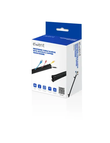 Ewent EW1562 organizador de cables Universal Pasacables Negro 1 pieza(s)
